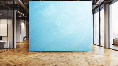 Abstract light blue particle painting background texture, sky cloud backdrop Wall mural