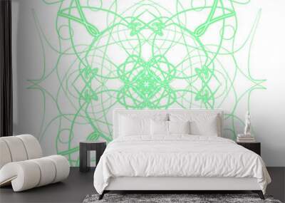 DIGITAL PRINT OF MANDALA ORNAMENT SHAPE Wall mural