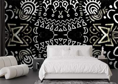 Seamless Fabric Design. Luxury Background Wall mural