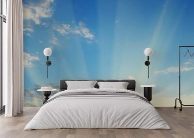 beautiful sunrise Wall mural