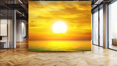 sunrise over the sea Wall mural