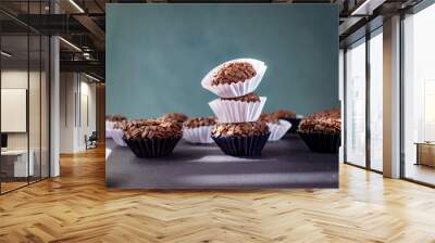 Brigadeiro brasilian sweet Wall mural