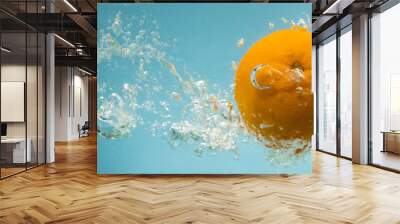 orange in water Wall mural