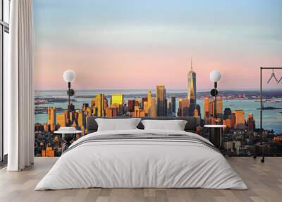 New York City Sunrise Wall mural