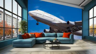 747 at the Airport Wall mural