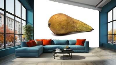 Fruit - green pear. Photo. Wall mural