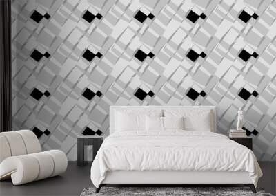 Abstract 3d pattern background illustration Wall mural