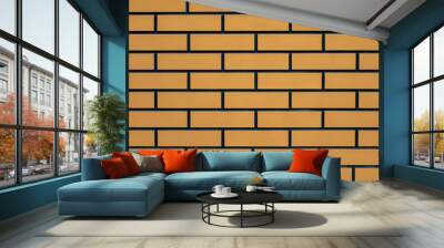 modern red brick decorative masonry texture, backgroun Wall mural