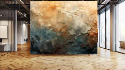 soft abstract texture pattern background in muted earth tones Wall mural