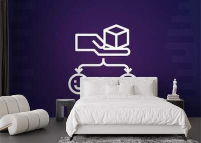 feedback vector icon Wall mural