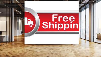 FREE SHIPPING ICON Wall mural