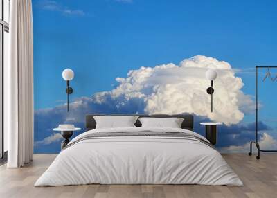 clouds in blue sky Wall mural