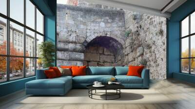 Ancient Greek stone building Wall mural