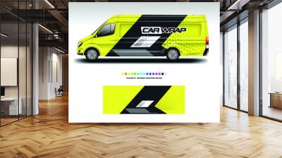 Van Wrap Design Vector Print Wall mural