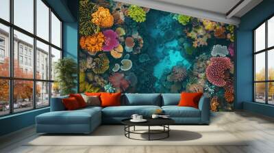 Tropical coral reef Wall mural