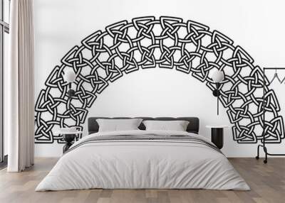 Celtic pattern. Element of Scandinavian or Celtic ornament Wall mural