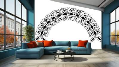 Celtic pattern. Element of Scandinavian or Celtic ornament Wall mural