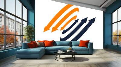 Online Marketing Business Distribution Wall mural