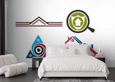 Real Estate Template Set Wall mural