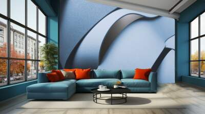 Wavy elements for abstract background, creative image Wall mural