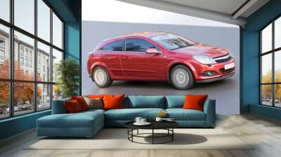 red car of my cars series Wall mural