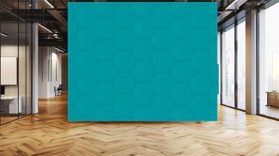 Bubble Wrap. Turquoise Neutral Seamless Pattern for Modern Desig Wall mural