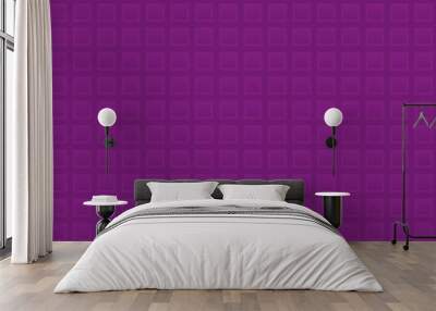 Waffle pattern. Purple Neutral Seamless Pattern for Modern Desig Wall mural