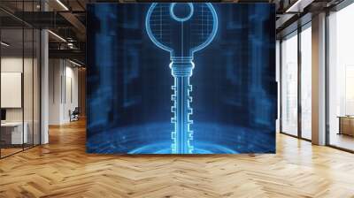 Key Hologram Wall mural