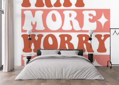  Christian retro isolated typography design Wall mural