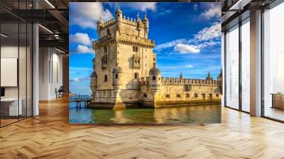 Tower of Belem (Torre de Belem), Lisbon, Portugal Wall mural