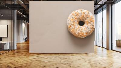 donut with chocolate Wall mural