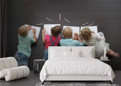 Children drawing Wall mural