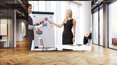 financial presentation Wall mural