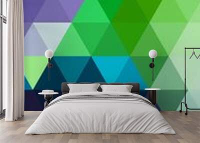 triangular motif. triangle pattern. tribal motif. triangle background Wall mural