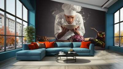 aroma of a dish Wall mural