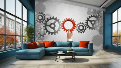 Build a business system Wall mural