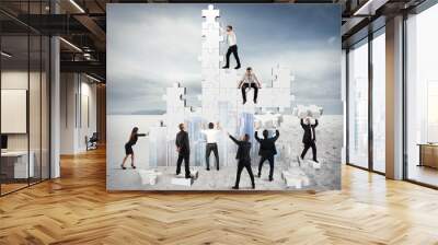 Build the business Wall mural