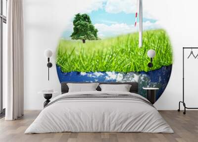 Clean energy concept Wall mural