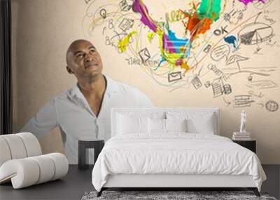 Creative business Wall mural