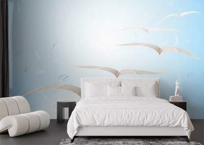 Magic book Wall mural