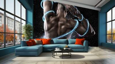 shiny fitness Wall mural