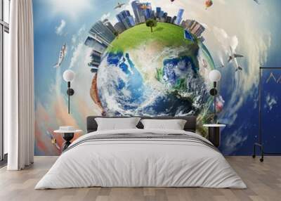 World business Wall mural