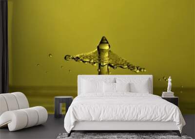 Water Drop Photography Wall mural