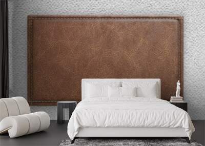 Canvas Material And Stitched Seam Wall mural