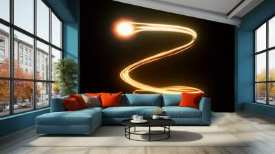 Light Trail Wall mural