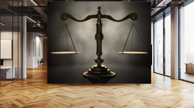 scales of justice Wall mural