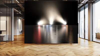 Stage Setting Spotlights Wall mural