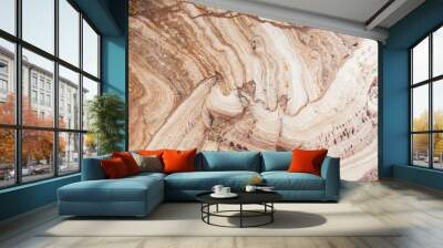 surface of the marble with brown tint Wall mural