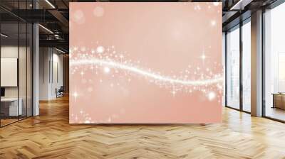 create a white and pale peach vibrant sparkling backgr background Wall mural