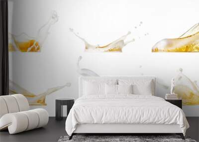 beer splashes collection Wall mural